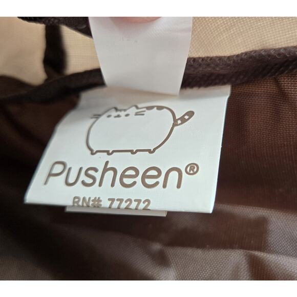 Isaac Morris Ltd Pusheen Cat Face Backpack Beige Pink 2016 - Picture 7 of 10